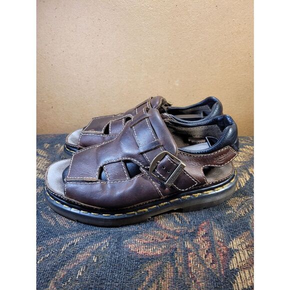 Dr. Martens Men\'s Brown Leather Sandals- Size 11 main image 10